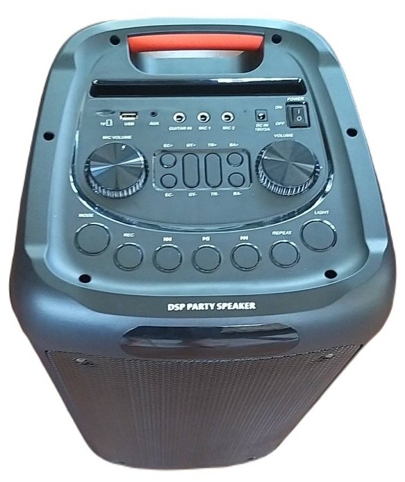 Колонка акустическая портативная комбоусилитель (Караоке) X.V. /пульт/микрофон/bluetooth/ AUX/Usb/FM/Аудио вход/пиковая мощность 6800W