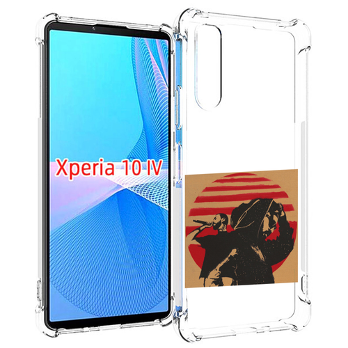 Чехол MyPads Утопия Мияги и Энди панда для Sony Xperia 10 IV (10-4) задняя-панель-накладка-бампер