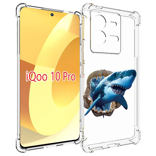 Чехол MyPads челюсти для Vivo iQOO 10 Pro задняя-панель-накладка-бампер чехол mypads челюсти 2 для vivo iqoo 10 задняя панель накладка бампер