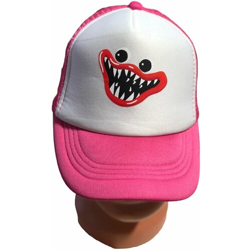 фото Бейсболка , размер 58, фуксия, розовый нет бренда