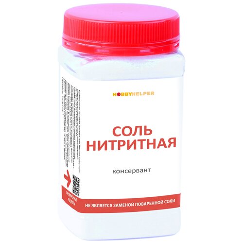 Соль нитритная для колбас HOBBYHELPER 400 г (консервант)