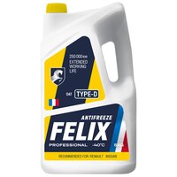 Антифриз FELIX TYPE D G12+ желтый 5 кг 430206333