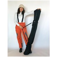 Чехол для горных лыж Case For Scooter на 1 пару, лыжный чехол, лыжная сумка, черный, 180 см