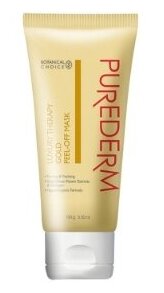 PUREDERM маска-пленка для очищения пор с золотом Peel-Off Mask Luxury Therapy Gold 100 гр.