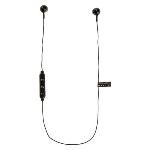 Наушники Crown CMBH-5098 беспроводные вкладыши микрофон BT 50 55 мАч чёрные 94600₽