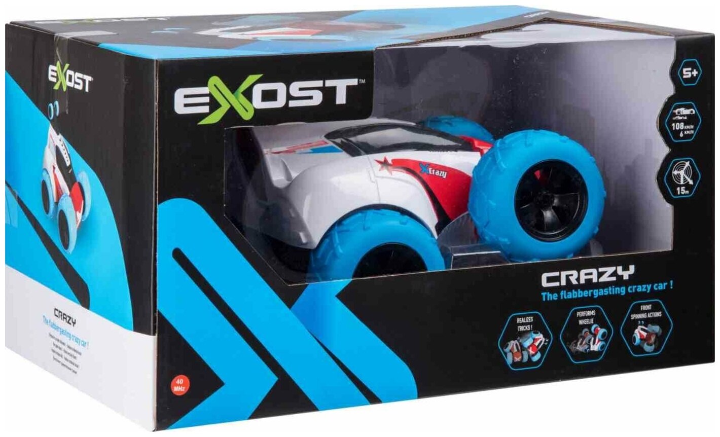 Машинка EXOST Crazy (20176) 1:18 353