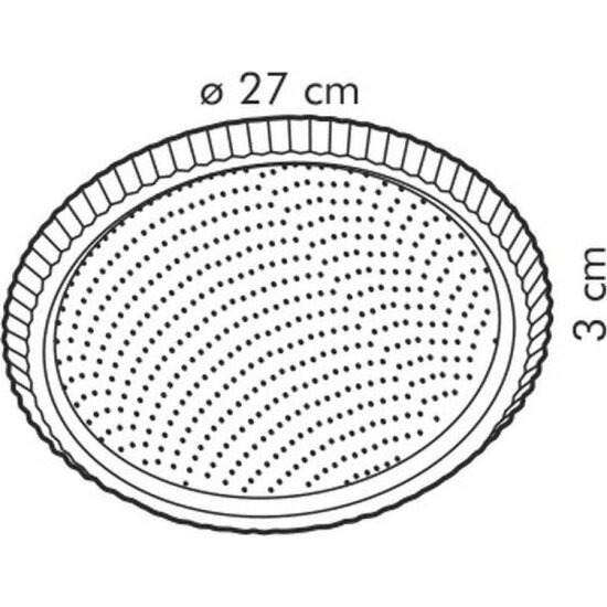 Форма TESCOMA с волнистыми краями DELICIA28 см (623114) - фотография № 8