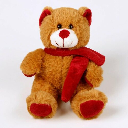 Мягкая игрушка «Медведь», 16 см, цвет коричневый мягкая игрушка медведь 16 см цвет коричневый