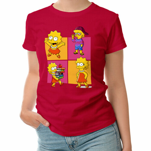 фото Футболка roly, размер s, красный