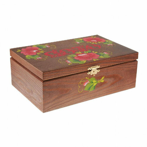 Подарки Русское лото Цветы в деревянной шкатулке 2068₽