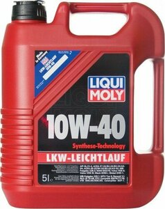 Масло дизельное LIQUI MOLY SAE 10W40 LKW-Leichtlauf-Motoroil Basic 5 л 1185/8026 синтетическое