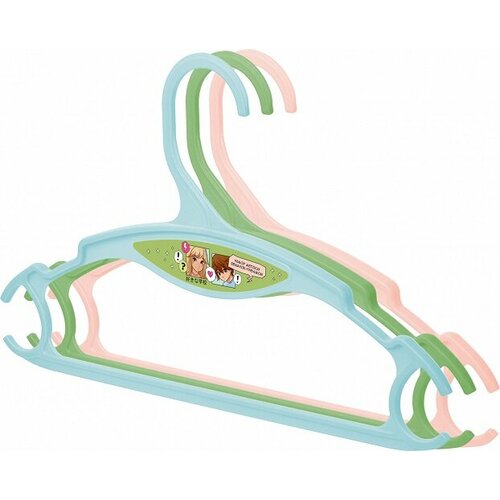 Набор детских вешалок-плечиков Lalababy Follow Me Anime School 3 шт LA109912583 299₽