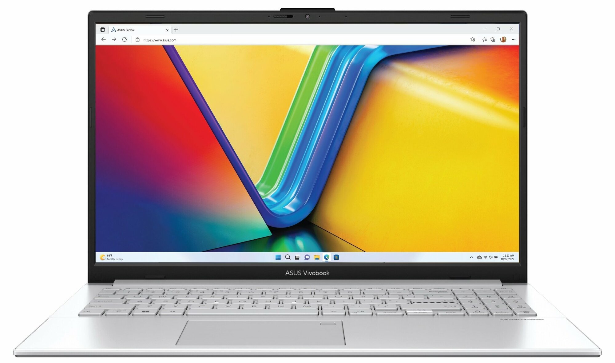 Ноутбук Asus VivoBook Go 15 E1504Fa-BQ1090 90NB0ZR1-M01XK0 (AMD Ryzen 5 2800 MHz (7520U)/16384Mb/512 Gb SSD/15.6"/1920x1080/DOS)