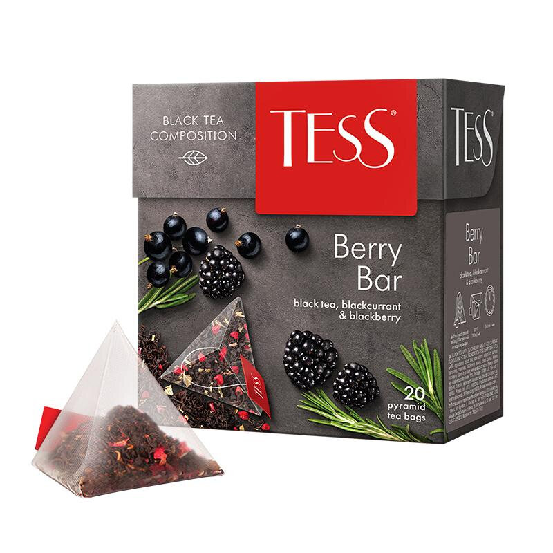 Чай черный Tess Berry Bar 1,8г х 20 пак/пирамидки - фотография № 14