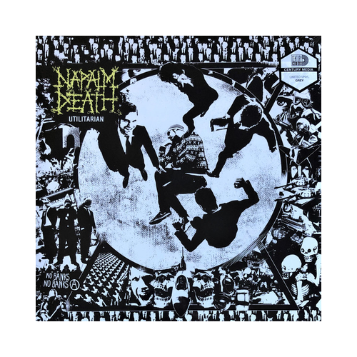 Napalm Death - Utilitarian, 1xLP, GREY LP hallows eve death and insanity 1xlp bronze lp