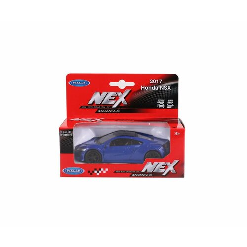 Машинка 1:38 Honda NSX - Welly [43725W] радиоуправляемая машинка для дрифта 1toy honda nsx r gt 4wd масштаб 1 24