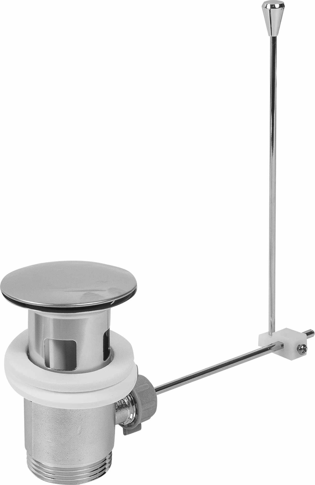 фото Выпуск Equation для раковины с переливом, рычажный клапан, хромированный