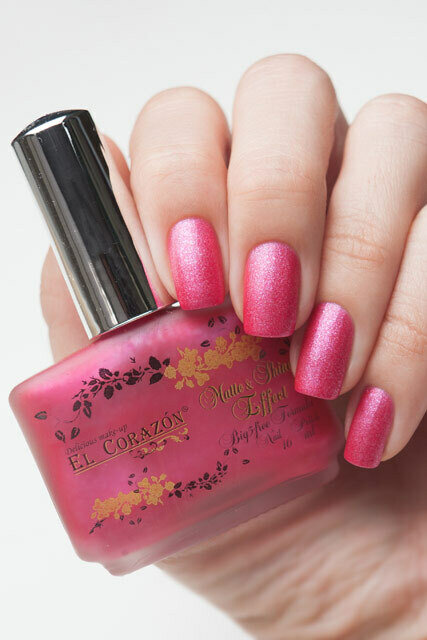 EL Corazon Лак для ногтей Matte & Shine Effect №m&s-165
