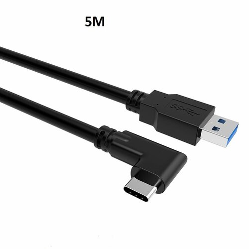 кабель palmexx usb c to usb c для oculus quest 1 2 link usb3 2gen1 5gbps 5m Кабель для Oculus Link (Oculus Quest 1,2,3, Pro и Pico 3,4) USB-A Type-C 3.2, 5 метров (вертикальный вход)