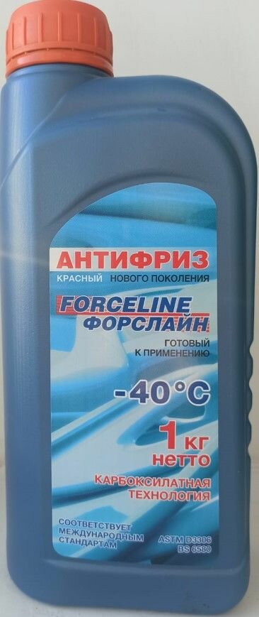 фото Антифриз (красный) FORCELINE -40 (5 кг) Техноформ (г. Климовск)