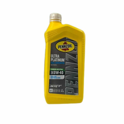 Масло моторное Pennzoil SAE 0W-40 ULTRA PLATINUM Full Synthetic (США) , 1л+бирка масло для автомобиля 550040856