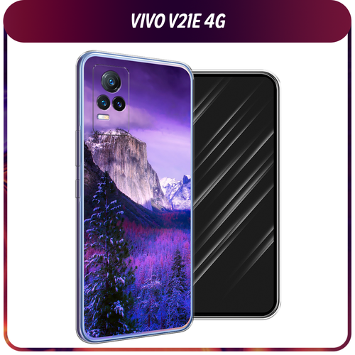 Силиконовый чехол на Vivo V21e 4G / Виво V21e 4G Лес 20 силиконовый чехол на vivo v21e 4g виво v21e 4g первый на луне