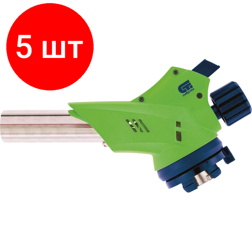 Комплект 5 штук Горелка газовая СИБРТЕХ на бутановый баллон пьезоподжиг 91421 6811₽