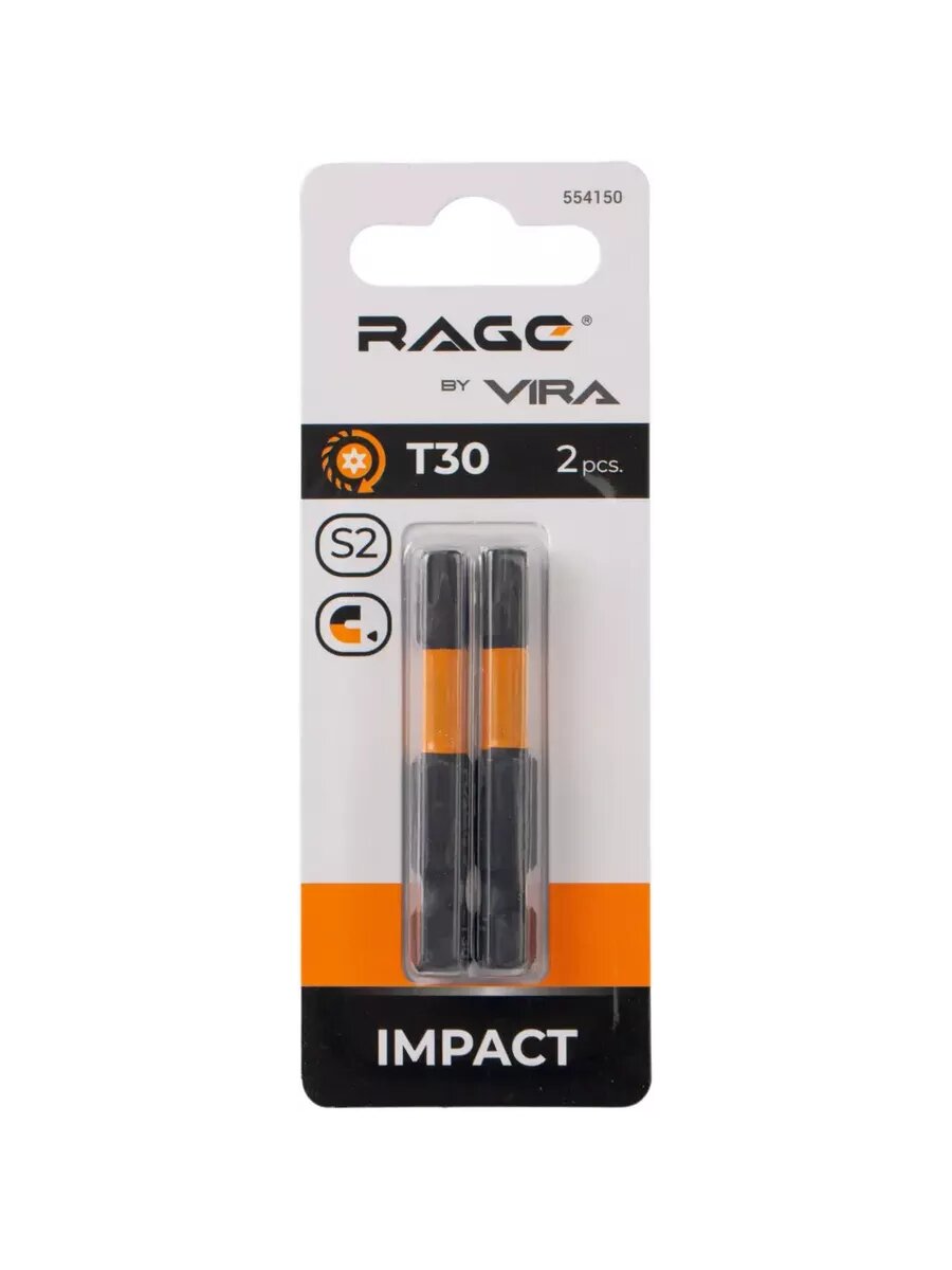 Бита ударная 554150 T30x50 мм, 2 шт. — фото 1