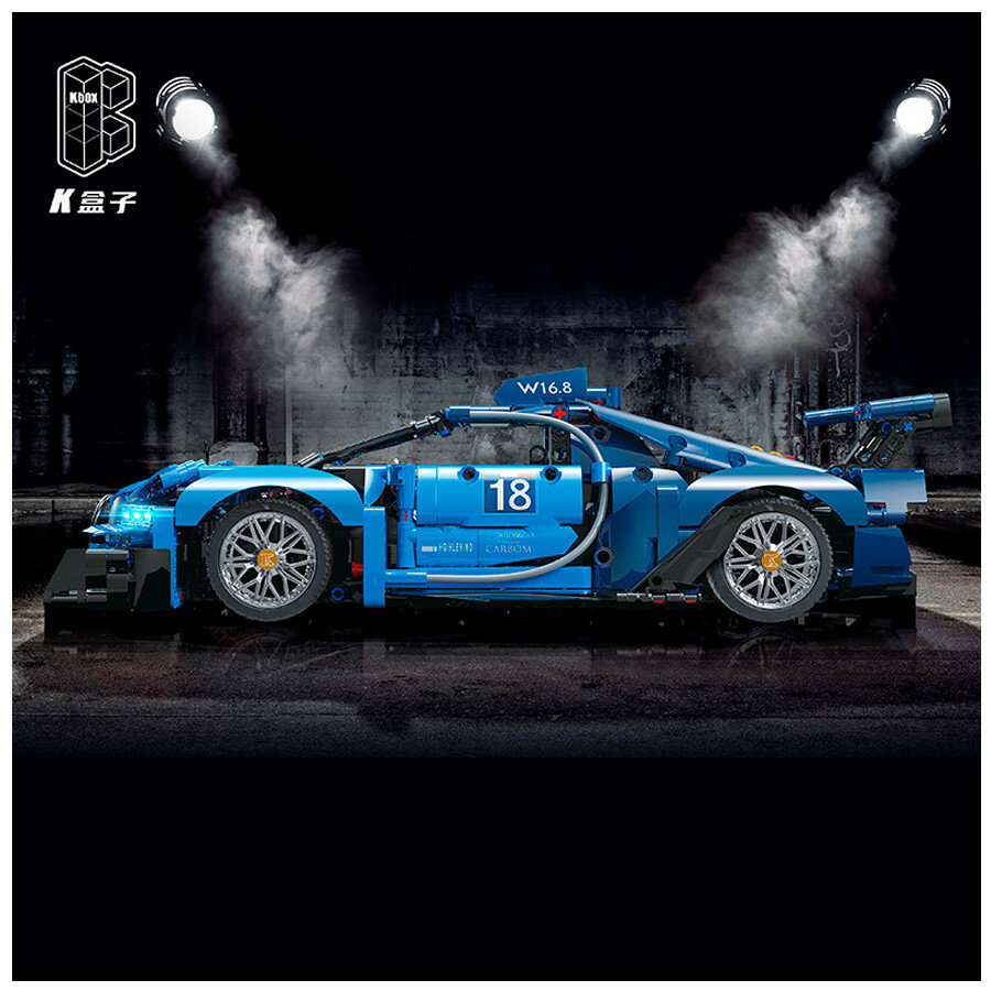 Конструктор Kbox Спорткар Bugatti Gran Turismo 10213 — фото 1