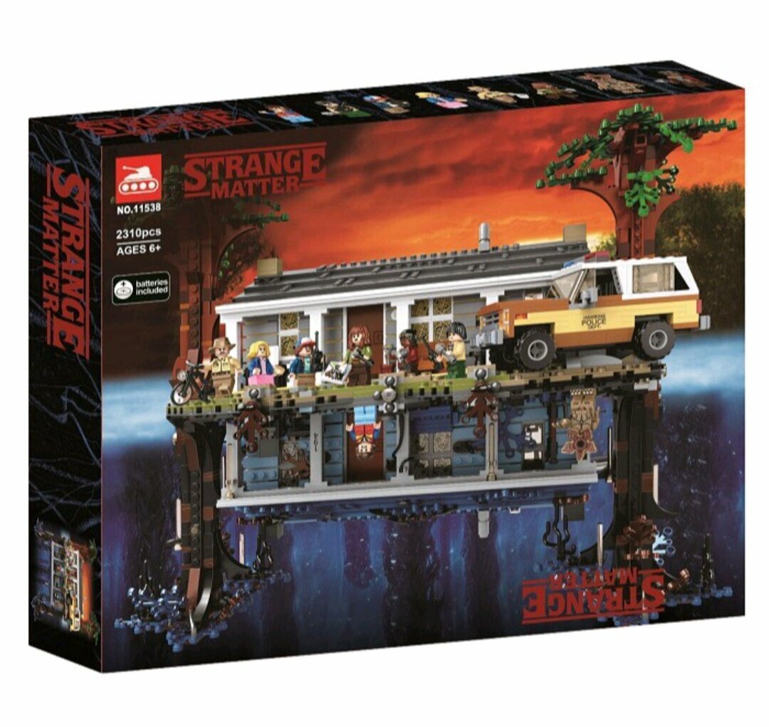 Конструктор/ Очень странные дела/ Вверх тормашками/ 2310 деталей/ 11538/ ребенку