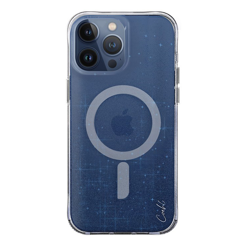 Чехол Uniq COEHL Lumino MagSafe для iPhone 15 Pro Prussian Blue (IP6.1P(2023)-LUMMBLU) синий