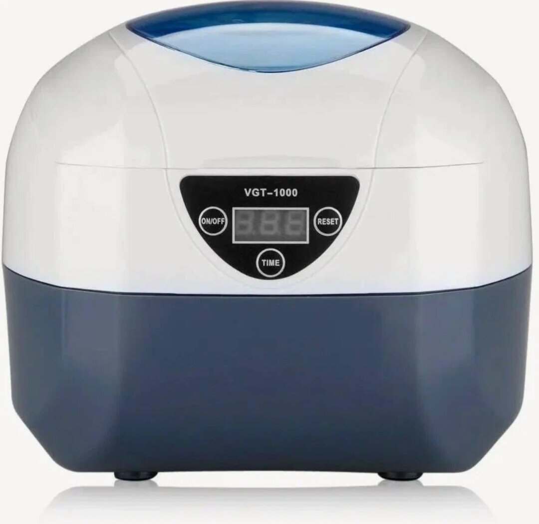 Ультразвуковой стерилизатор Ultrasonik Cleaner VGT-1000, нержавеющая сталь, 750мл.