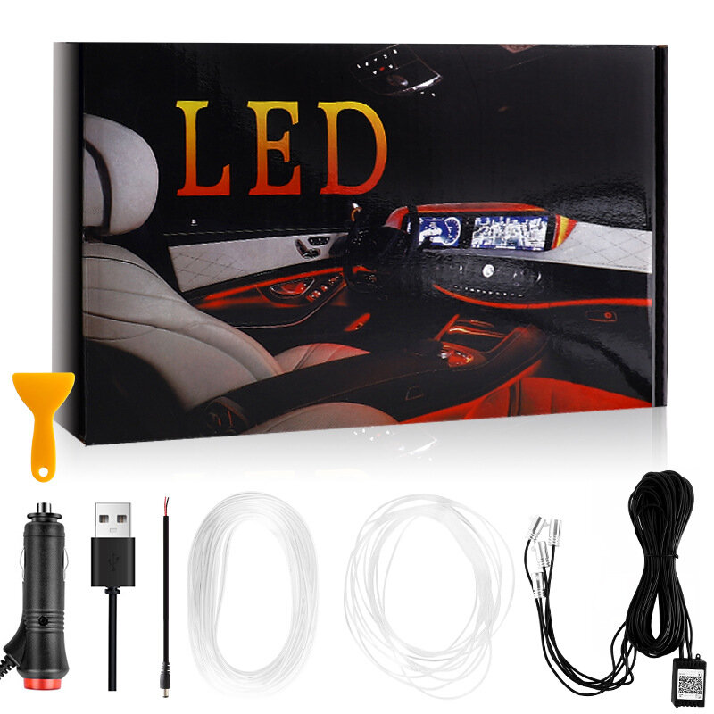 Гибкая неоновая светодиодная лента LED RGB NL6 управление со смартфона BM