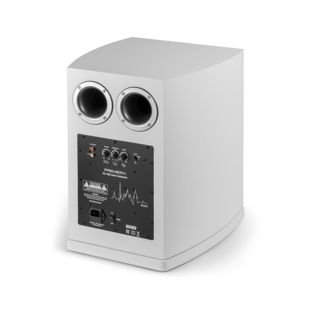 Фазоинверторный сабвуфер Premiera DS-10SA WT — фото 1