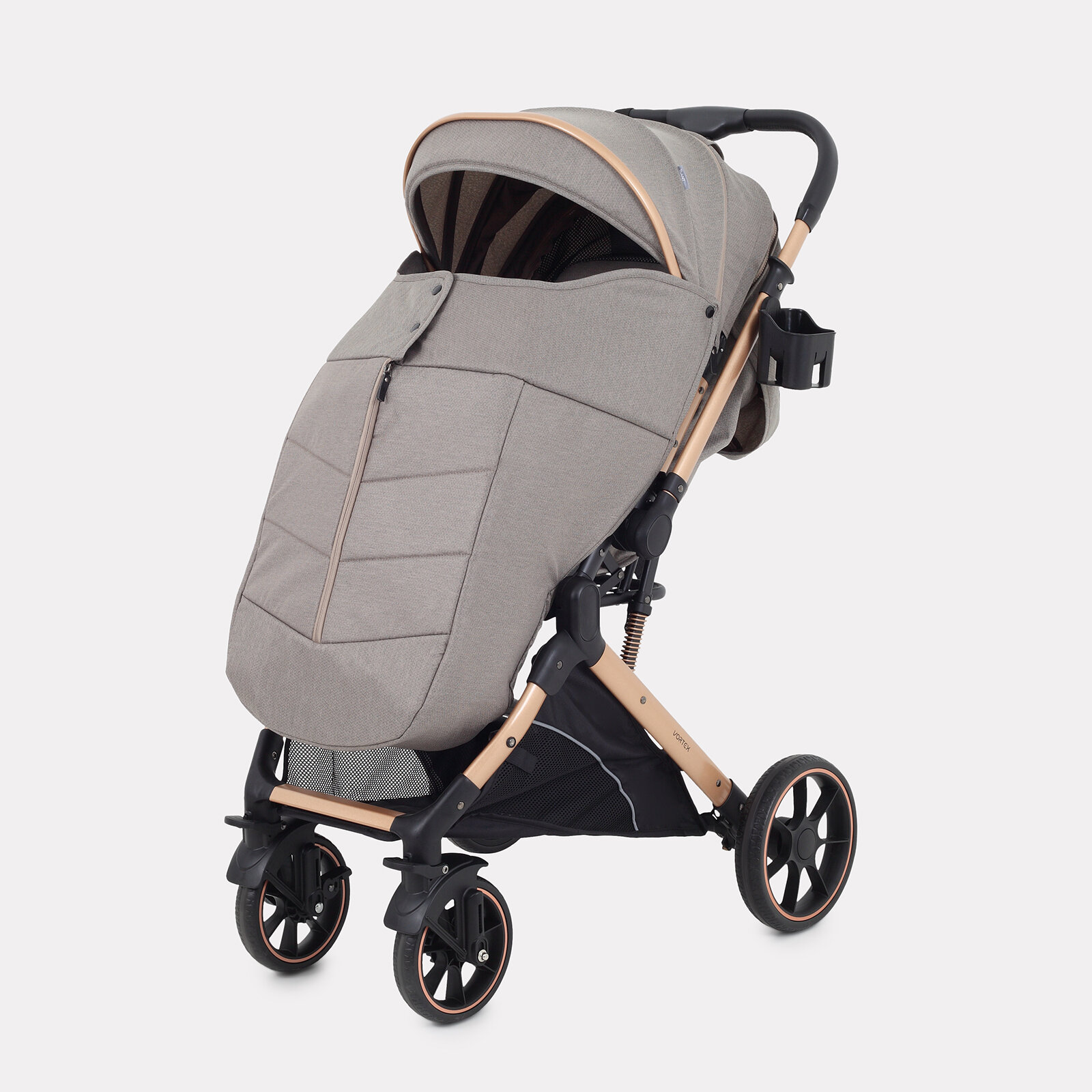 Обзор: Коляска прогулочная с перекидной ручкой Rant Basic Vortex RA304, Beige