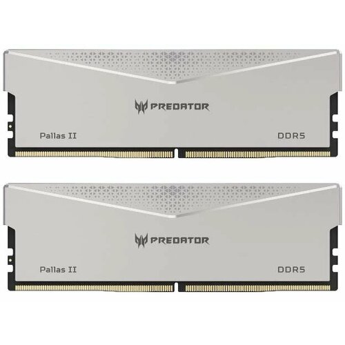 Оперативная память 32Gb DDR5 6000MHz Acer Predator Pallas II Silver 2x16Gb KIT BL9BWWR651 13161₽