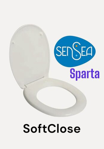 Изображение товара Крышка-сиденье для унитаза SenSea "Sparta" SoftClose, с микролифтом