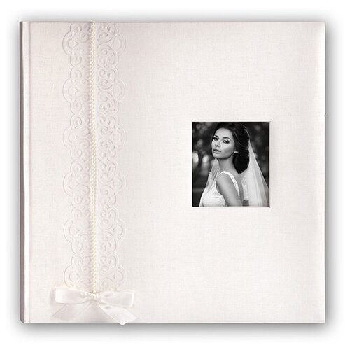 Фотоальбом свадебный ZEP LN323250,100 белых страниц под наклейку 32x32 см
