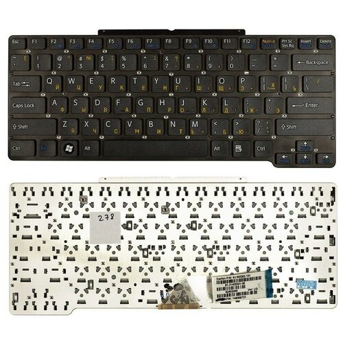 Клавиатура для ноутбука Sony Vaio VGN-SR черная 816₽