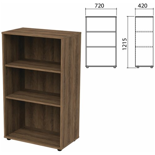 Шкаф стеллаж Приоритет 720х420х1215 мм 2 полки лагос К-933 К-933 лагос 14720₽