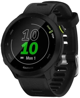 Умные часы Garmin Forerunner 55 42 мм GPS, аква — купить в интернет-магазине по низкой цене на Яндекс Маркете