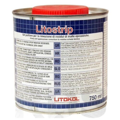 LITOKOL LITOSTRIP гель на базе растворителей для удаления эпоксидных продуктов (0,75л)