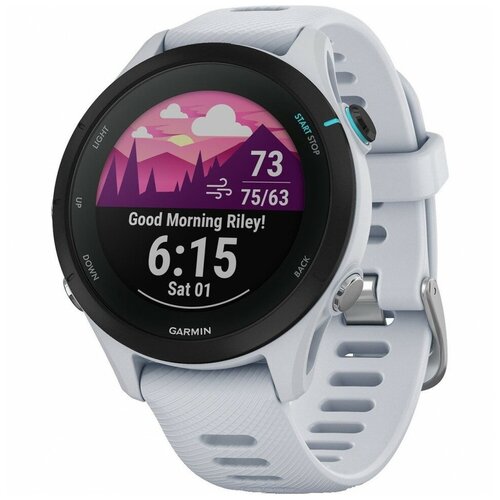 Умные часы Garmin Forerunner 255S Music Wi-Fi белый камень 3755000₽