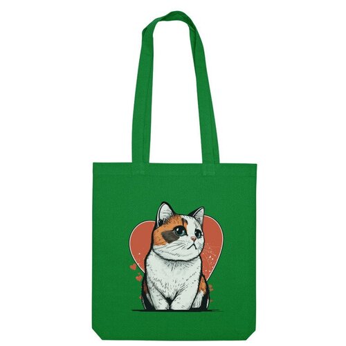 фото Сумка шоппер us basic, зеленый