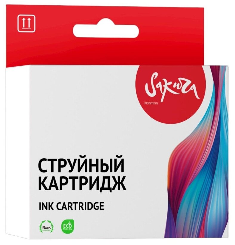 Картридж струйный Sakura №123 F6V17AE чер. для HP DJ 2130/2620/3630