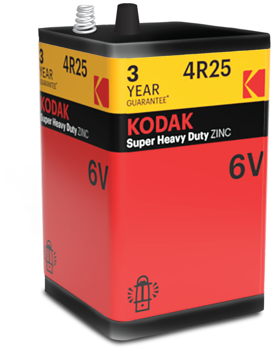 Батарейки Kodak 4R25-1S SUPER HEAVY DUTY Zinc [4R25-SP1G, 6.0V] арт. Б0047498 (1 шт.)