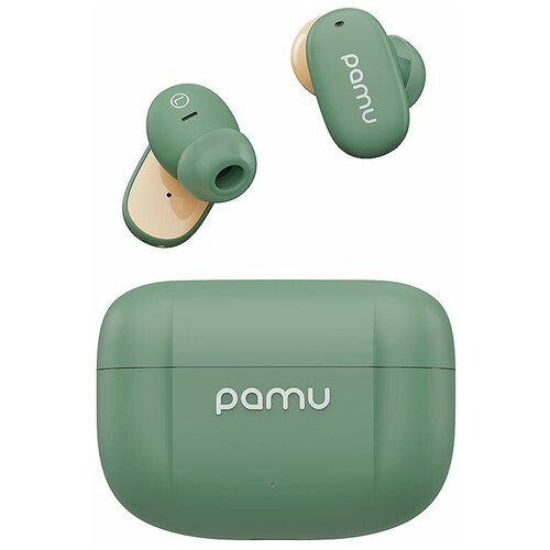 Беспроводные ANC TWS стереонаушники Padmate PaMu Z1 Pro T11P зеленые 693500₽
