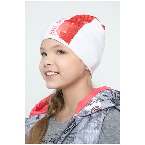 фото Шапка шалуны, размер 52, белый