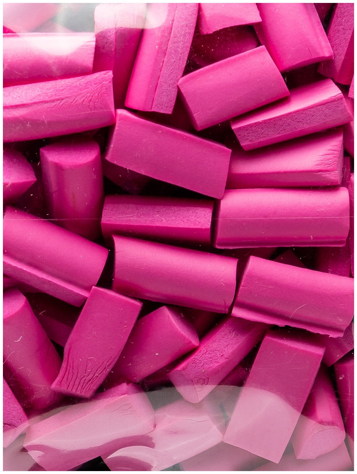 Наполнитель для слайма фоам чанкс (Foam Chunkc) Ярко-розовый ТМ "Slimer"