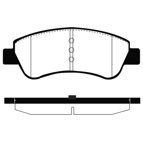 Smb23599 Колодки Тормозные Citroen C4 03-/Peugeot 307/Partner 1.4/1.6 -Esp Передние SAMSUNG BRAKE арт. SMB23599